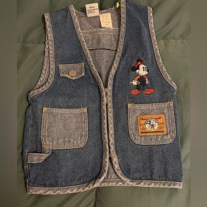 Vintage kids Mickey Mouse worker’s vest